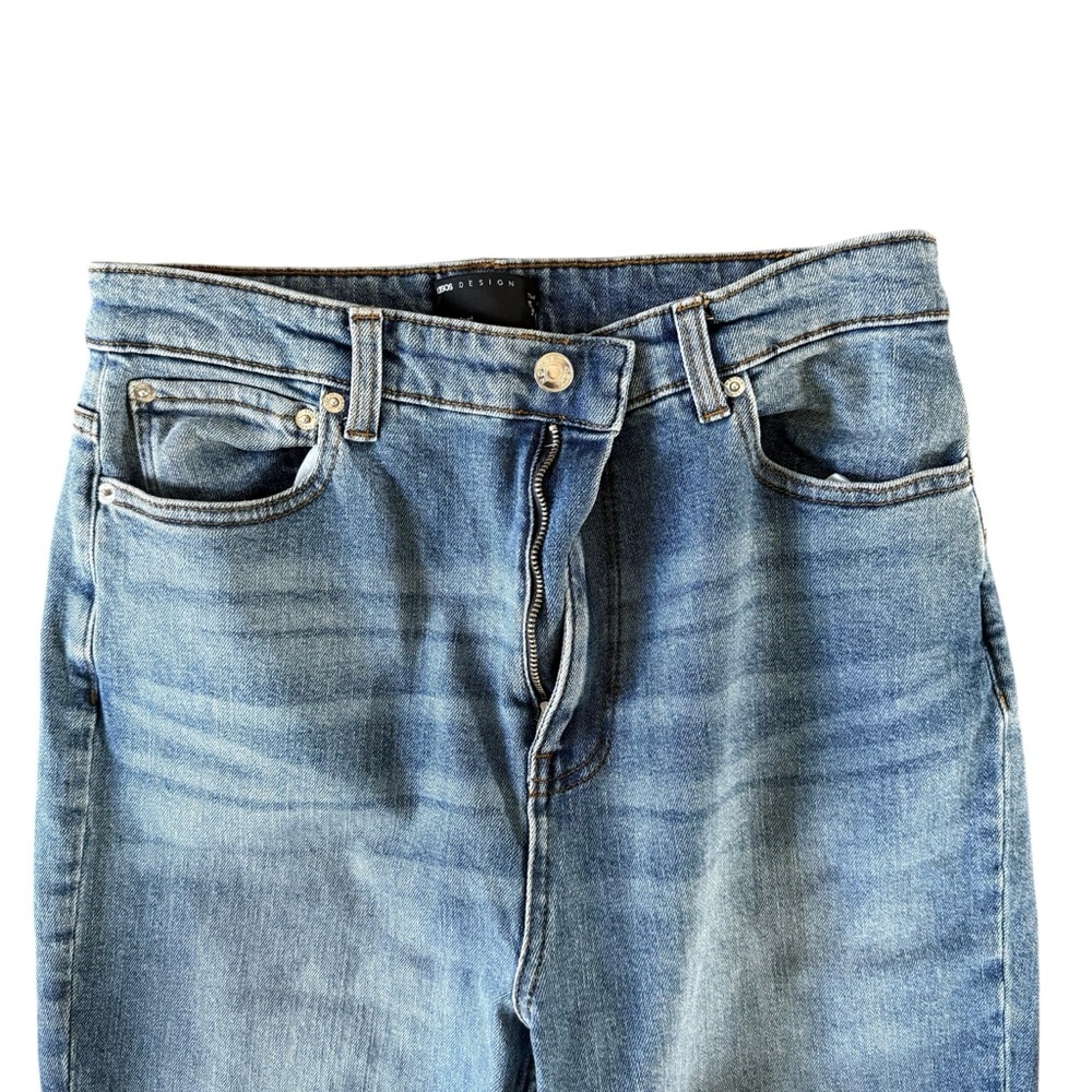 ASOS Sky Blue Wide Leg Jeans - Picture 2 of 3